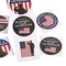 4th of July Veteran Support Patriotic Paper Stickers 1 1/2" 100 Ct.